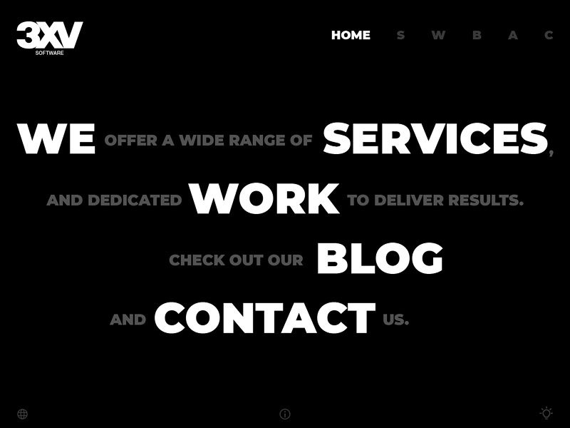 3XV Software